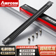 安普康（AMPCOM）理線(xiàn)架毛刷型機房24口48口檔理線(xiàn)環(huán)19英寸機柜機架式金屬加厚配線(xiàn)工程理線(xiàn)槽阻燃1U網(wǎng)絡(luò )線(xiàn)理線(xiàn)架 尼龍毛刷【全封閉】黑