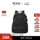 TUMI/途明【秋冬新品】VOYAGEUR 女士輕質(zhì)尼龍時(shí)尚黑色衍縫雙肩包 黑色絎縫