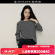 佐丹奴【韓國明星同款】?；晟琅兠迣捤蓷l紋長(cháng)袖t恤女05325555