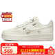 耐克NIKE板鞋女空軍一號 AIR FORCE 1運動(dòng)鞋FV3654-111帆白37.5