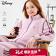 迪士尼女童套裝春裝2026新款兒童休閑裝外套褲子大童衛衣運動(dòng)服洋氣童裝 粉紫 130