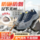 鑄固 防砸勞保鞋 男夏季透氣防穿刺防臭防滑防燙耐磨防護工地工作鞋安全鞋 【輕便透氣】藍色 42