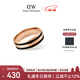 丹尼爾惠靈頓（DanielWellington）dw戒指男 曜目黑+玫瑰金60號情侶對戒 圣誕禮物送男友 DW319