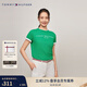 Tommy Hilfiger春夏女裝純棉休閑字母印花潮流多色圓領(lǐng)打底針織短袖上衣T恤 綠色L4B M （推薦：110-120斤）