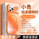 世詠適用蘋(píng)果17pro手機殼 iPhone17pro保護套Magsafe磁吸無(wú)線(xiàn)充電鏡頭全包防摔超薄磨砂男女款 星宇橙