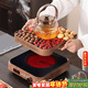 八千行2026新款圍爐煮茶套裝電陶爐煮茶器具全套燒水壺新年室內圍聚烤火