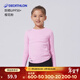 迪卡儂（DECATHLON）兒童上衣男童女童t恤春秋季速干長(cháng)袖打底衫RUNA 櫻花粉 XS 115c /113-122cm 5-6歲