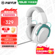 華碩天選游戲耳機頭戴式 有線(xiàn)耳麥電競電腦辦公 虛擬7.1 輕量化 電競耳機 月耀白 【單耳機】