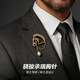 黛若高檔配飾男胸針駿馬承瑞配飾領(lǐng)針毛衣配大衣西服百搭精致實(shí)用禮物 駿馬承瑞胸針