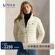 RALPH LAUREN 拉夫勞倫 女裝 25年秋季可收納絎縫夾克RL27411 250-奶油色 M
