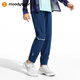 moodytiger兒童速干褲夏季長(cháng)褲男女童輕薄質(zhì)感透氣防蚊運動(dòng)褲| 空氣褲