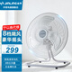 金羚電風(fēng)扇臺地扇爬地扇 全銅電機大風(fēng)力落地扇 家用臺式搖頭電風(fēng)扇 商用臺扇工業(yè)大功率大風(fēng)量趴地扇 18英寸/豪華搖頭/FE8-45S8-白色