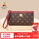 稻草人手拿包女包包大容量手抓包長(cháng)款零錢(qián)包卡包女多功新年禮物送女生 棕/棗紅