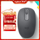 羅技（Logitech）M196 無(wú)線(xiàn)藍牙鼠標 辦公鼠標 筆記本商務(wù)辦公家用 小巧便攜 對稱(chēng)手型 石墨灰