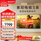 索尼（SONY）K-65XR50 65英寸索尼電視5系新品MiniLED 4K120Hz高刷超薄智能XR芯片二級能效國家補貼X90L升級款 65英寸 K-65XR50【二級能效】