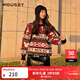 moussy 新品迪士尼合作款米奇圖案針織毛衣010GAL70-5080 020黑色 均碼