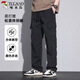 啄木鳥(niǎo)（TUCANO）休閑褲男士四季款時(shí)尚工裝直筒褲百搭舒適潮流長(cháng)褲男裝 黑色3XL