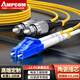 安普康（AMPCOM） 電信級光纖跳線(xiàn)LC單模單芯雙芯SC 9/125低煙無(wú)鹵環(huán)保外被收發(fā)器FC尾纖 電信阻燃級LC-FC單模雙芯2.0 40米