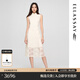 歌力思（ELLASSAY）2025春夏新款簡(jiǎn)雅氣質(zhì)國風(fēng)改良式繡花旗袍連衣裙女EWW362Y02200 珠光白 M