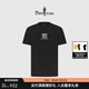 比音勒芬【涼感】夏季時(shí)尚潮流字母上衣百搭透氣休閑運動(dòng)圓領(lǐng)短袖男士T恤 07黑 2XL