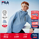 斐樂(lè )FILA【斐護科技】?jì)和馓變杉啄型?025年冬中大童加絨上衣 新時(shí)風(fēng)淺藍-BU 165
