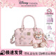 迪士尼（Disney）包包女款輕奢小眾高級感通勤斜挎包閨蜜女生日圣誕禮物 粉色+掛件