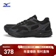 美津濃（MIZUNO）男女跑步運動(dòng)鞋緩震透氣網(wǎng)面拼接反光標識都市跑鞋 RACER S