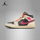 耐克（NIKE）（Jordan）女子WMNS AIR JORDAN 1 MID SE EDG籃球鞋 IB7007-107 38.5