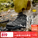 邁樂(lè )（Merrell）戶(hù)外減震徒步鞋MOAB3 GTX防水低幫透氣輕量舒適耐磨防滑登山鞋 J035799 灰（男） 42
