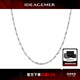 IDEAGEMER925純銀元寶鏈男個(gè)性設計精致高級感輕奢素鏈男士細鏈百搭鎖骨鏈 925銀元寶鏈【50cm】
