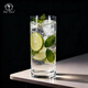 酒吧靈魂 石島水晶柯林杯 380ml雞尾酒杯子 直身杯長(cháng)島冰茶金湯力果汁杯 石島水晶柯林杯380ml