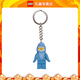 樂(lè )高（LEGO）米奇米妮唐老鴨黛西人仔鑰匙扣鏈積木禮物掛件 853666 鯊魚(yú)人鑰匙扣