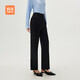 HLA海瀾之家休閑褲女裝新款直筒褲通勤風(fēng)褲子女春秋