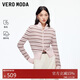 VEROMODA 針織衫2025秋季新款含綿羊毛兔毛撞色條紋上衣325424010