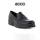愛(ài)步（ECCO）樂(lè )福鞋 百搭單鞋女 摩登490013 黑色 38送女友禮物
