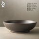 九土手工日式拉面碗粗陶復古盆大號碗大碗專(zhuān)用陶瓷湯盆碗定制餐具 淺霜大碗【特大號】約12.8英寸