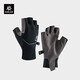 KAILAS凱樂(lè )石女款半指徒步手套 KM2554202 玄青黑 M