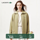 LACOSTE法國鱷魚(yú)女裝休閑百搭潮流簡(jiǎn)約拉鏈翻領(lǐng)衛衣外套|SF2961 KU4/黃褐色 S 36/160