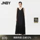 江南布衣（JNBY）【商場(chǎng)同款】24春夏新品連衣裙寬松V領(lǐng)無(wú)袖花苞純色優(yōu)雅5O6G14850 001/本黑 XS