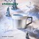 星巴克（Starbucks）杯子 雪耀奇境系列馬克杯 白色高顏值桌面辦公水杯男女士送禮禮物 馬克杯410ml