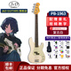J&DGuitars電貝斯PB-1963H J&D JD貝司 山田涼 孤獨搖滾1975 初學(xué)者入門(mén)BASS PB-1963H經(jīng)典白 P貝司
