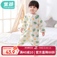 童顏兒童睡衣男女中大童法蘭絨家居服寶寶分腿睡袋秋冬嬰兒防踢被
