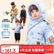 LUSON小O爸男嬰童 男寶寶輕薄羽絨服2025新款冬季嬰兒滿(mǎn)印杜邦三防外套