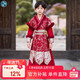 小淘孩兒童漢服拜年服冬季男童古裝加厚國風(fēng)唐裝新年過(guò)年秋冬 長(cháng)風(fēng) 130