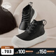 帕拉?。≒ALLADIUM）加絨鞋棉靴中幫靴子男女同款94584＆04584 黑/白 37
