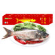 查干湖冬捕有機查干湖胖頭魚(yú) 5.5-6斤 1條 海產(chǎn)禮盒 年貨禮包