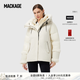 MACKAGE【新年】女士 CYRAH 拼接加厚保暖防寒修身羽絨服外套上衣 奶油白 S