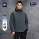 HLA海瀾之家羽絨服男城市運動(dòng)鴨絨三合一可脫卸外套男冬 深灰60 S 165/84A 推薦100-120斤
