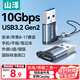 山澤USB3.2轉換Type-C轉接頭蘋(píng)果15/16/17安卓手機OTG數據轉換頭線(xiàn)接U盤(pán)ipad耳機鍵鼠車(chē)載充電連接器