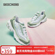 斯凱奇（Skechers）小冰熊女鞋秋季厚底增高老爹鞋百搭熊貓鞋戶(hù)外休閑鞋896209